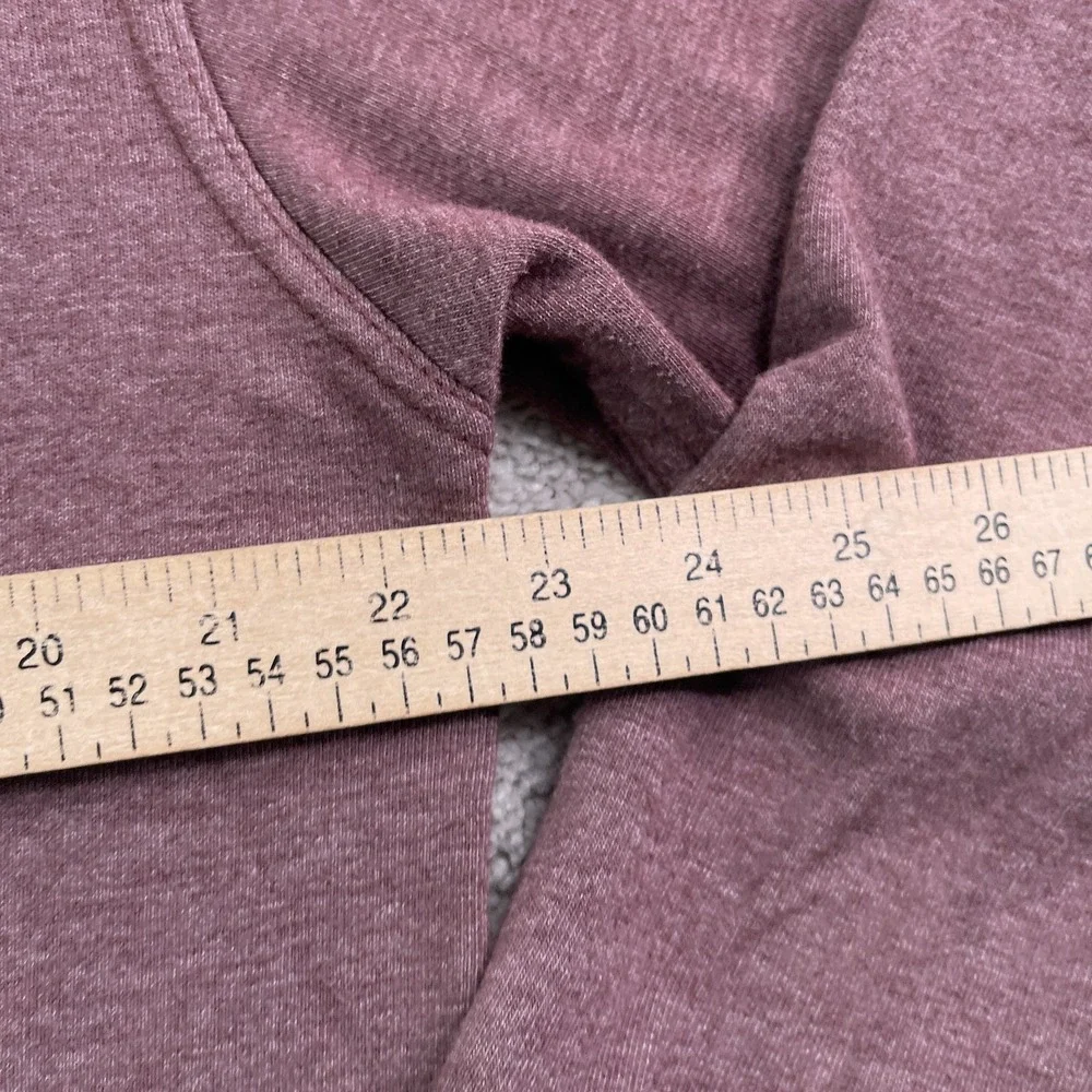 The North Face Hoodie Mens Medium Red Maroon Half Dome‎ Logo Pullover Sweatshirt